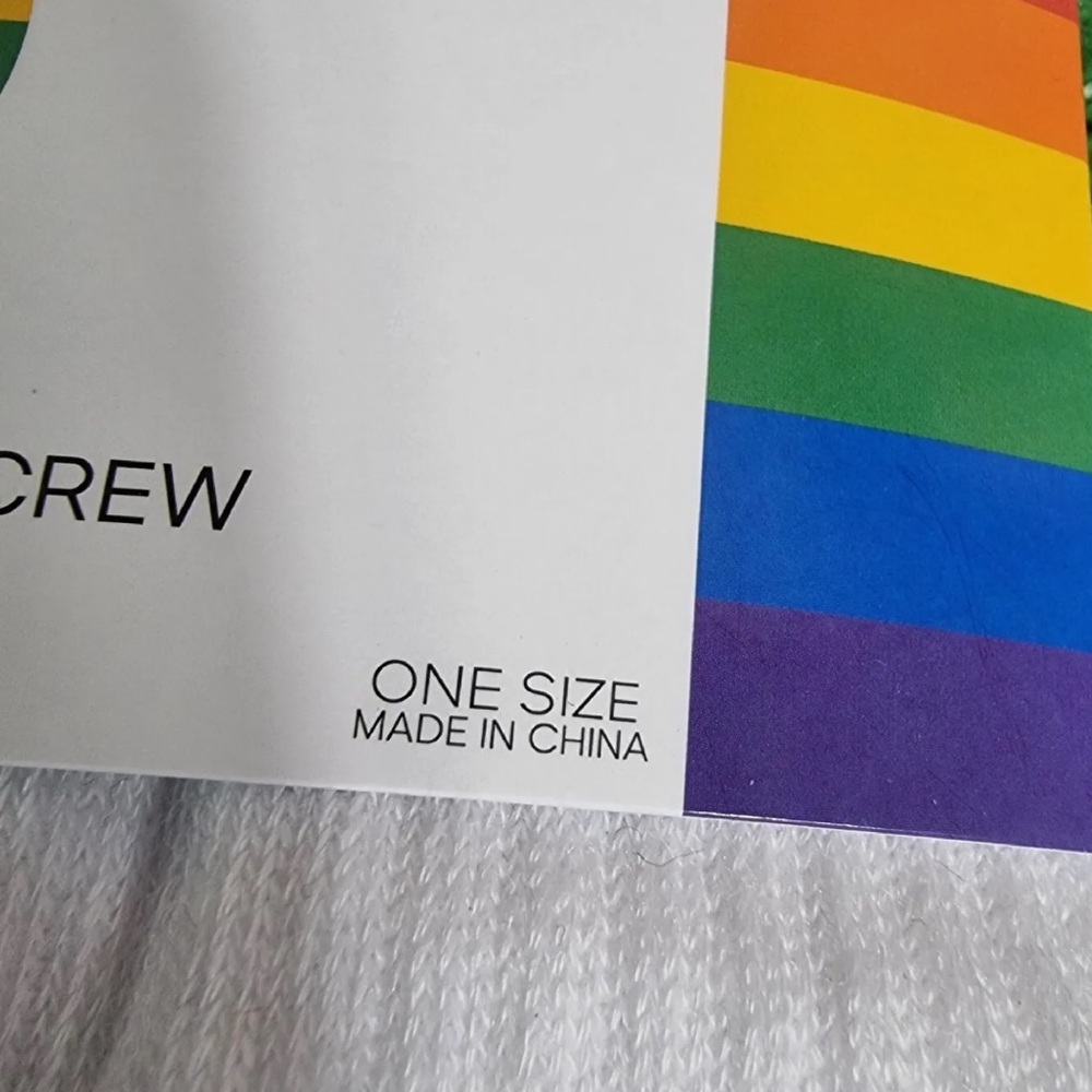 Michael Kors Pride Crew Sock Multi- 5PK Rainbow ๐ NWT Unisex One Size - Picture 8 of 8